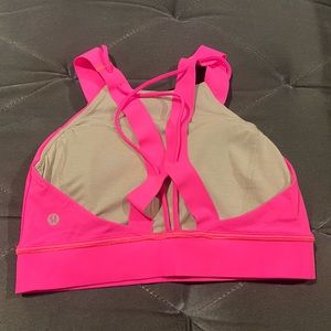 Hot Pink Size 8 Lululemon Sports Bra
